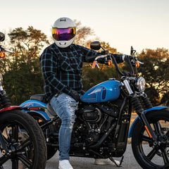 Daytona Glide Modular Helmet Outer Shield | Rainbow