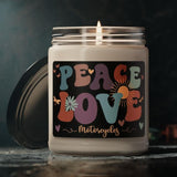 Retro Boho Motorcycle Themed Scented Soy Candle