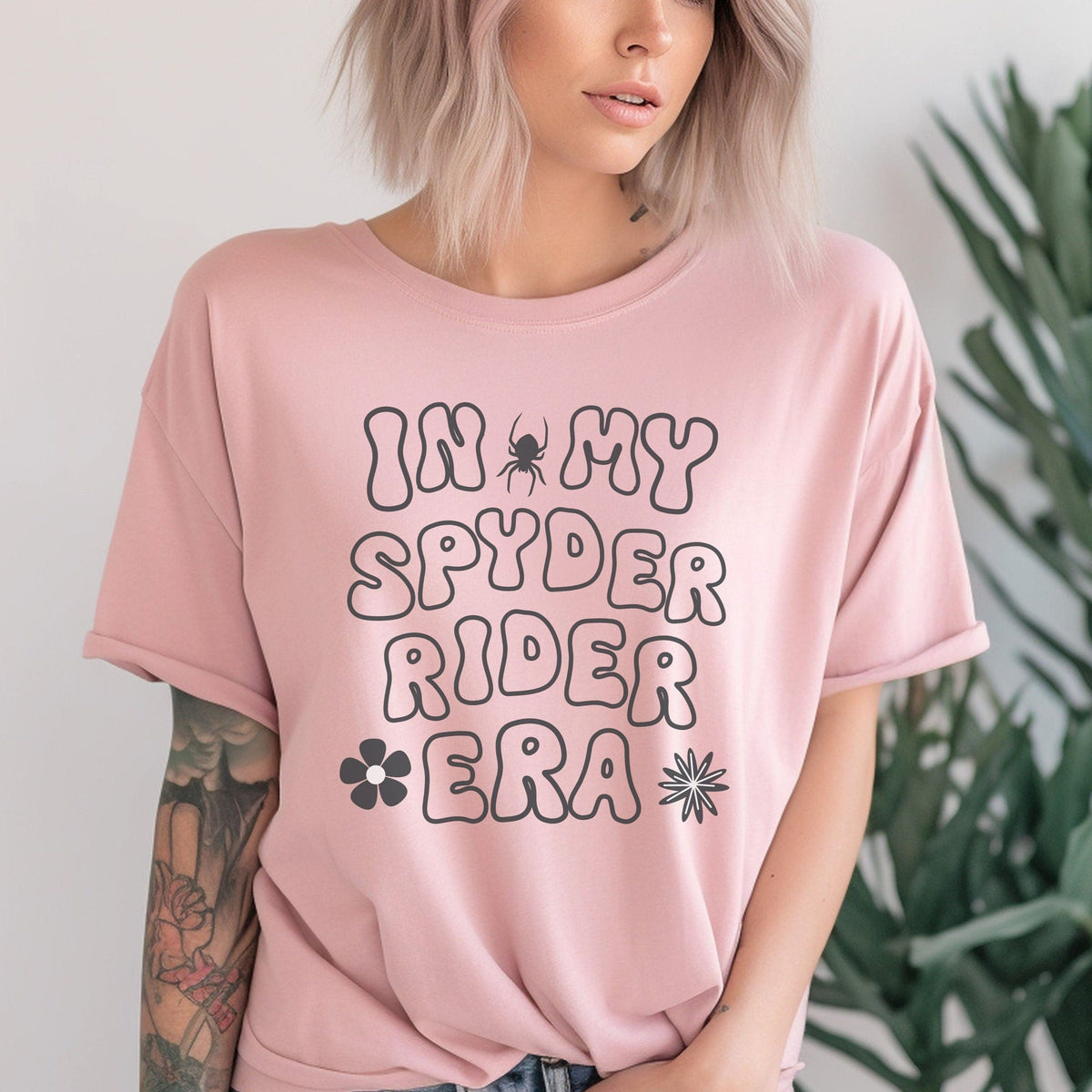 In My Spyder Rider Era Retro Crew Neck TShirt