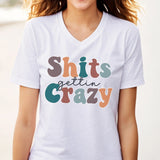 Funny Ladies Vneck TShirt