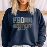 Proud Military Brat Crew Neck Sweatshirt