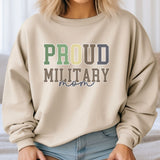 Proud Military Wife Crew Neck Sweatshirt