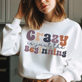 Funny Retro Crew Neck Sweatshirt