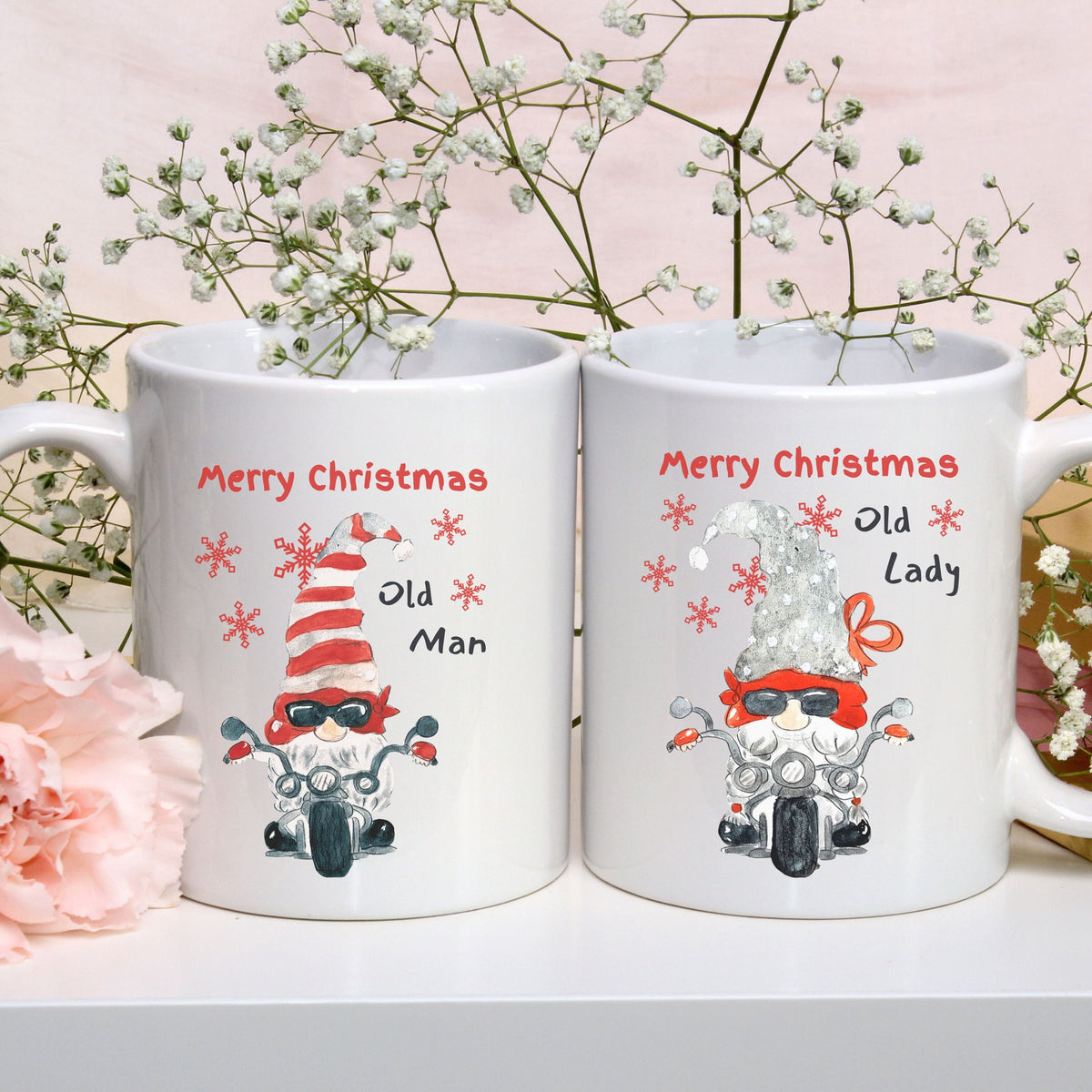 Christmas Gnome Ceramic Mug Bundle