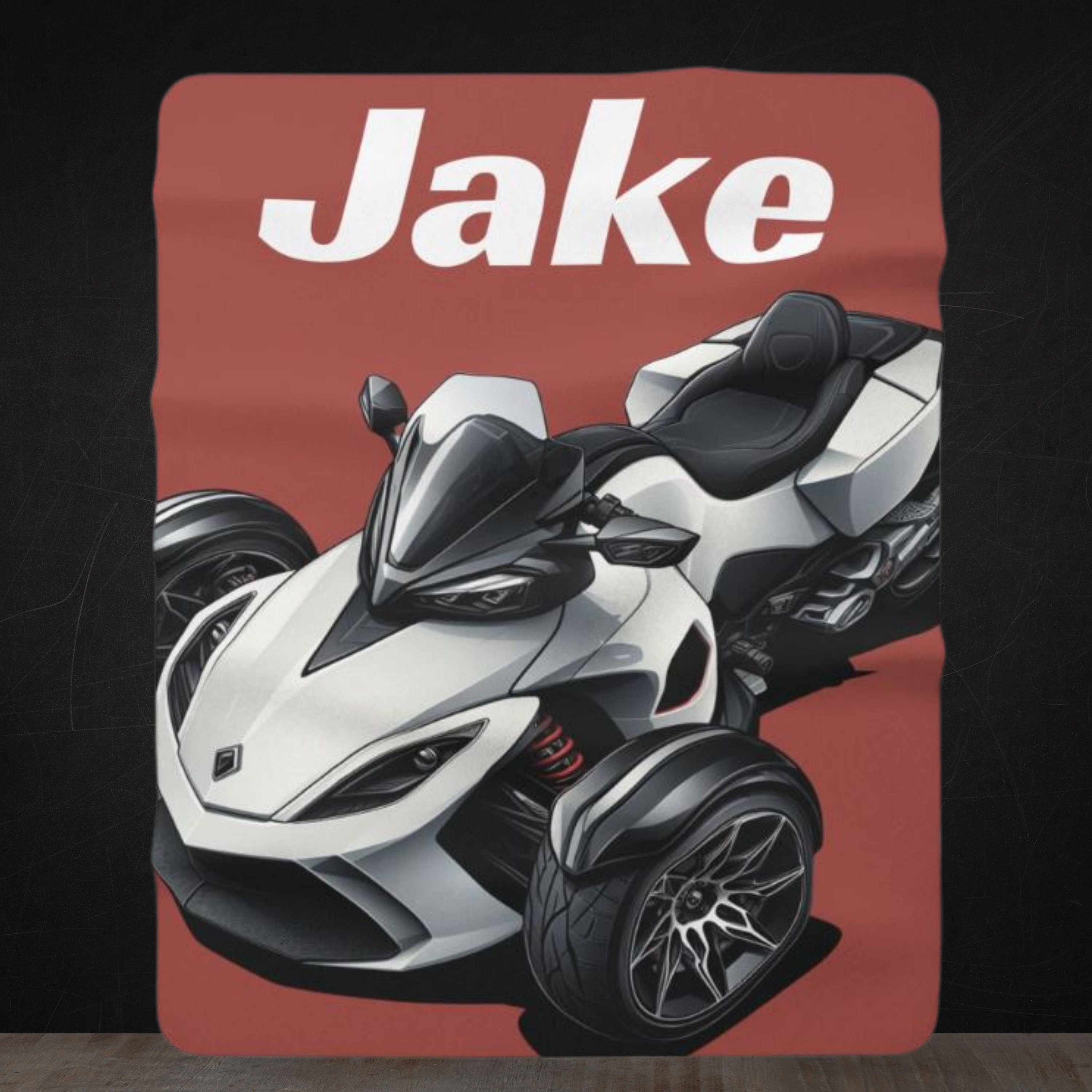 Can-Am Spyder Sherpa Fleece Blanket (Customizable)